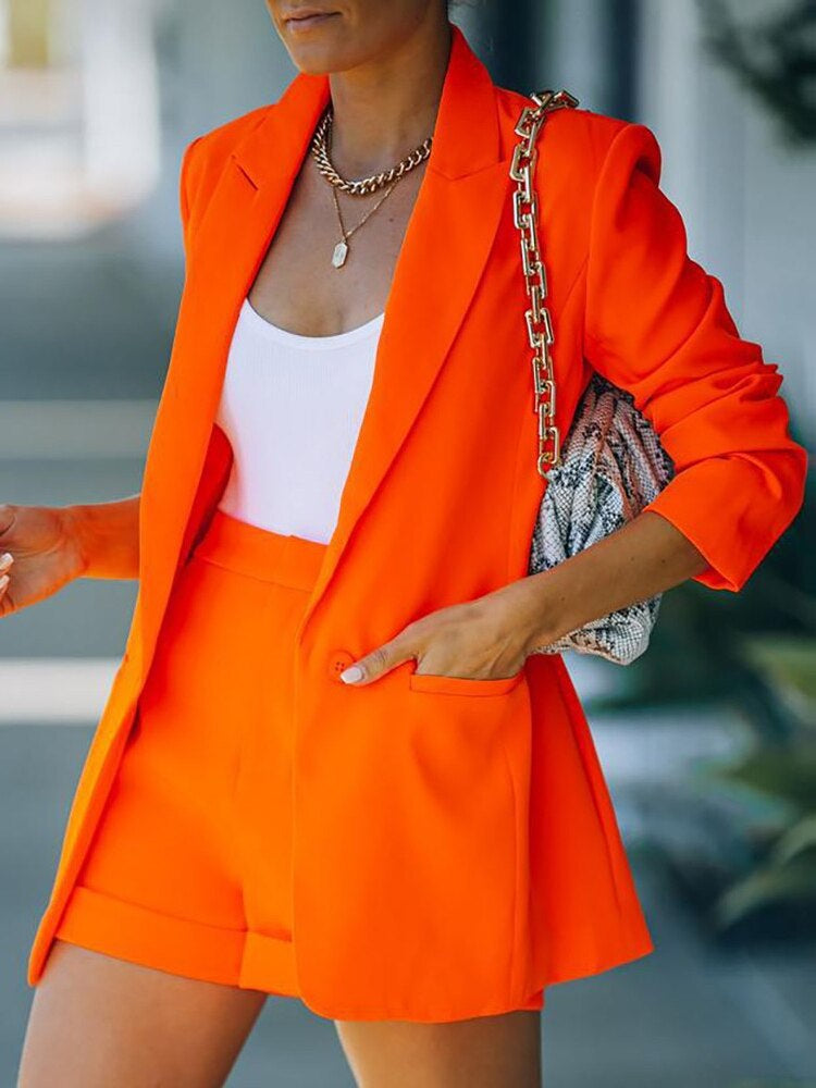 Hochwertiges Blazer-Set in tollen Farben