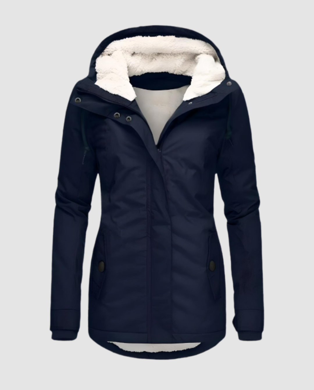 Lange Gefütterte Winterjacke Damen | Shop Nory