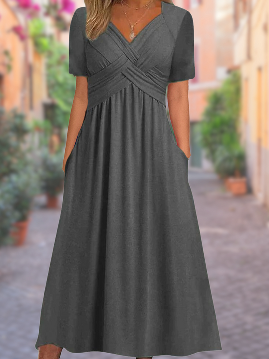 Neck Summer Dress