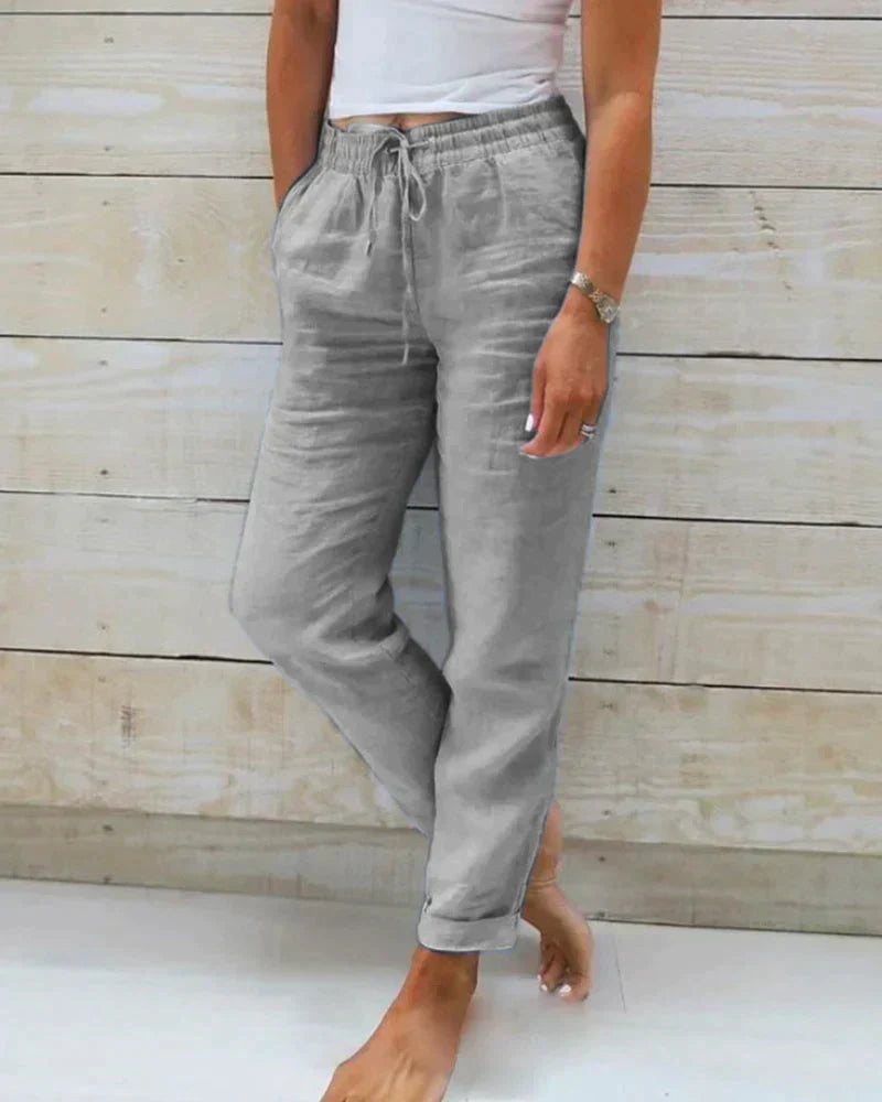 ShopNory | Stylische Hose aus Baumwolle für Frauen