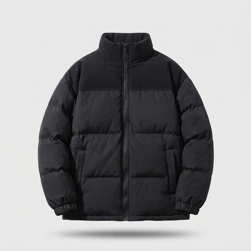 Damen Modische Daunenjacke mit hohem Kragen Shop Nory
