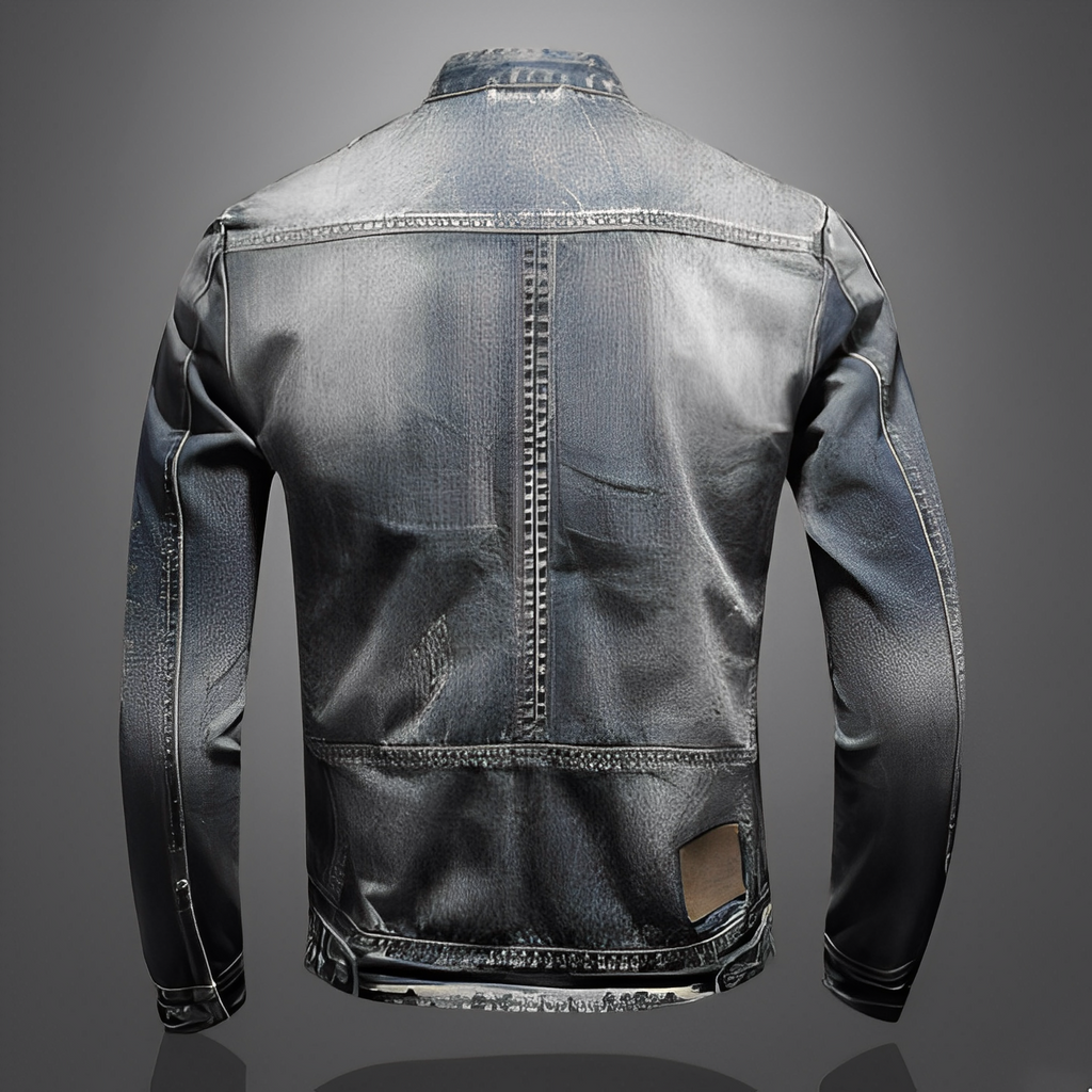 Stylische Jeansjacke mit Taschen für Männer
