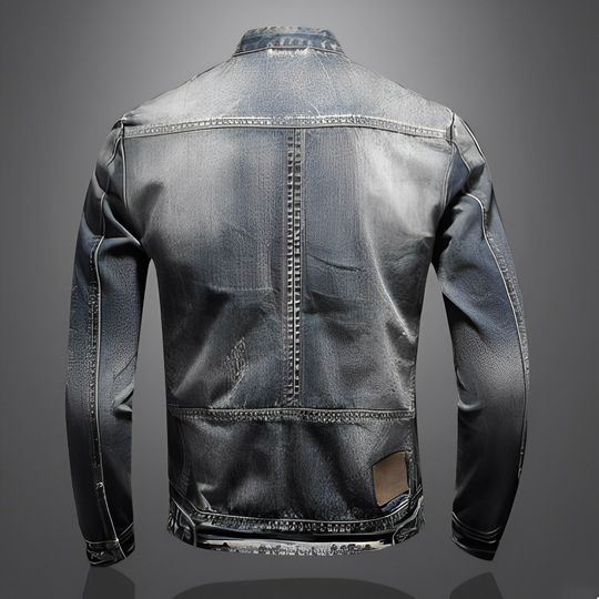 Stylische Jeansjacke mit Taschen für Männer