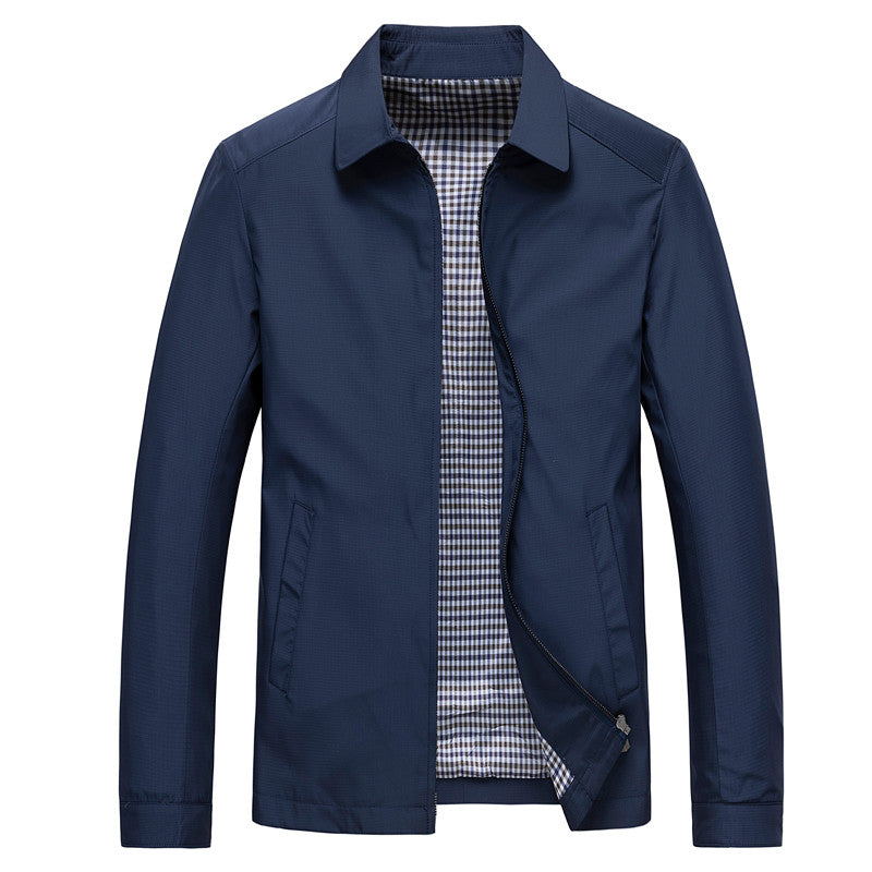 Casual, Lockere, Winddichte Jacke für Männer