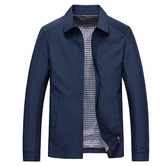 Casual, Lockere, Winddichte Jacke für Männer