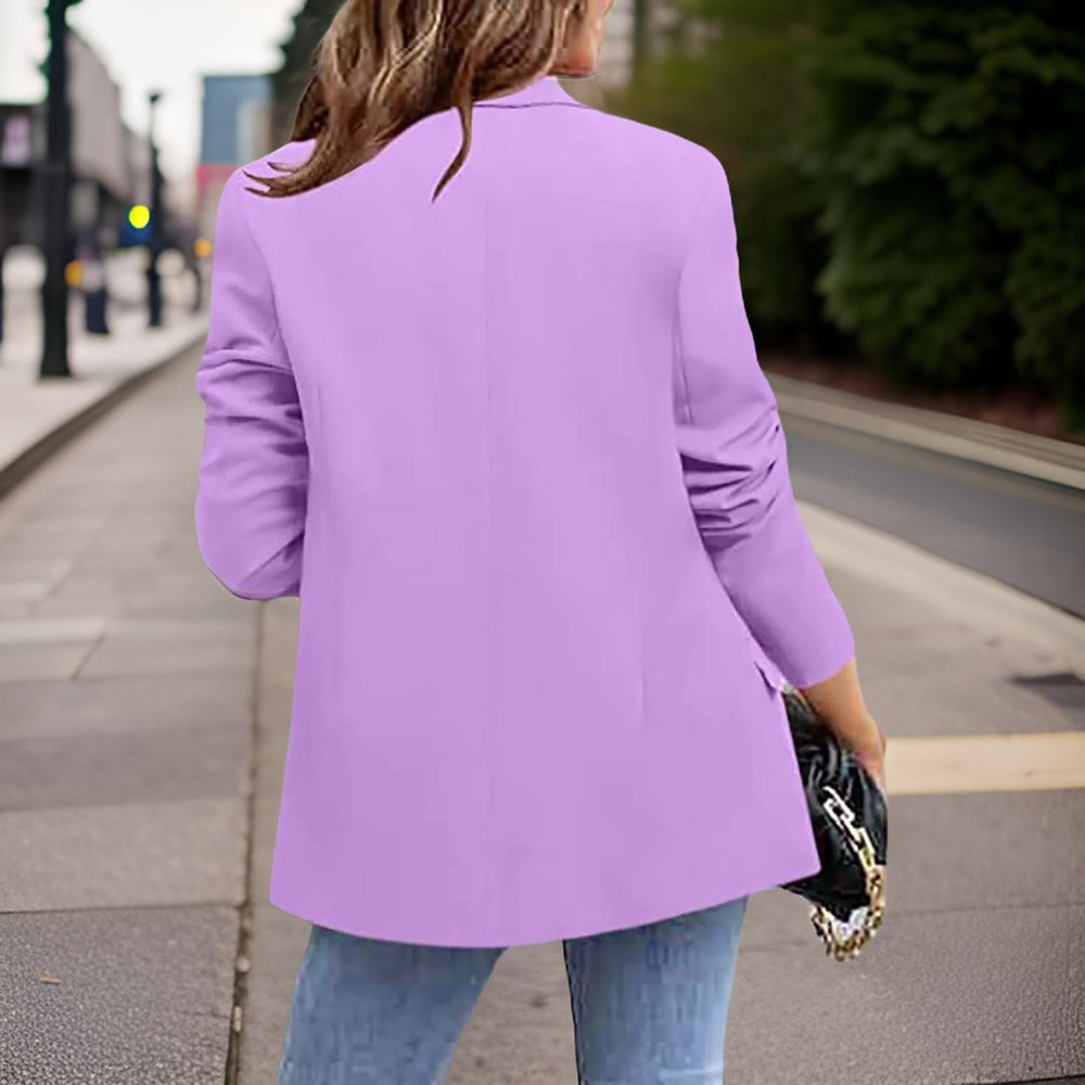 Slim Fit Lange Damen Blazer