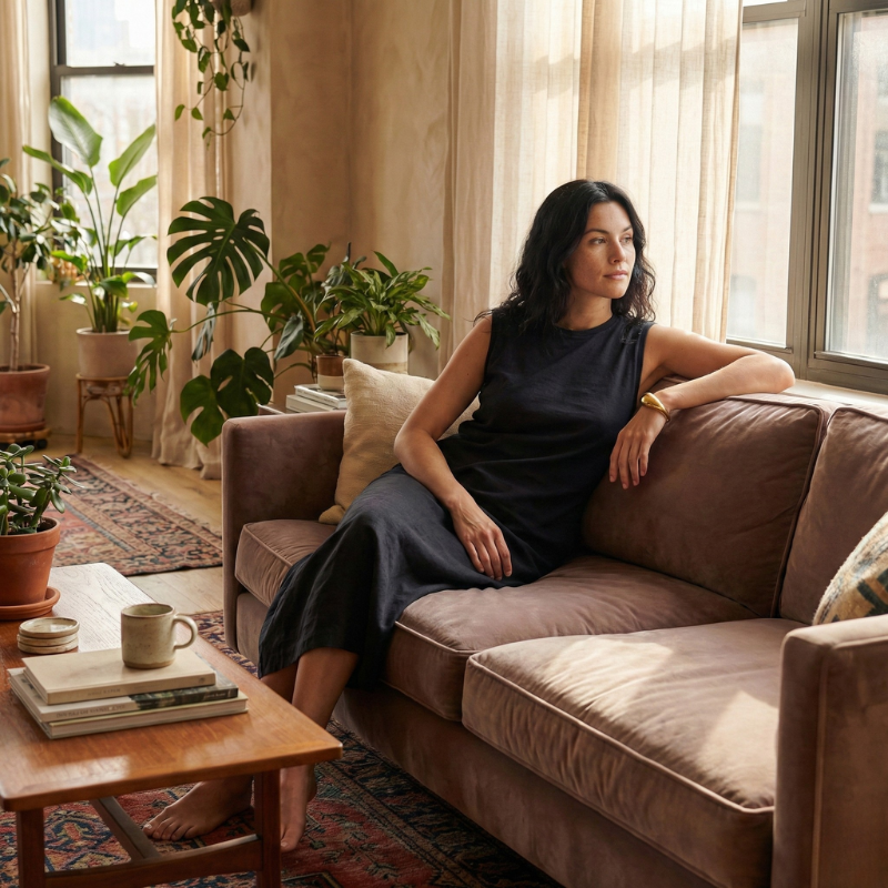 Damen Gedrehter Armreif mit Kugelenden in Offener Form Goldfarben | Shop Nory