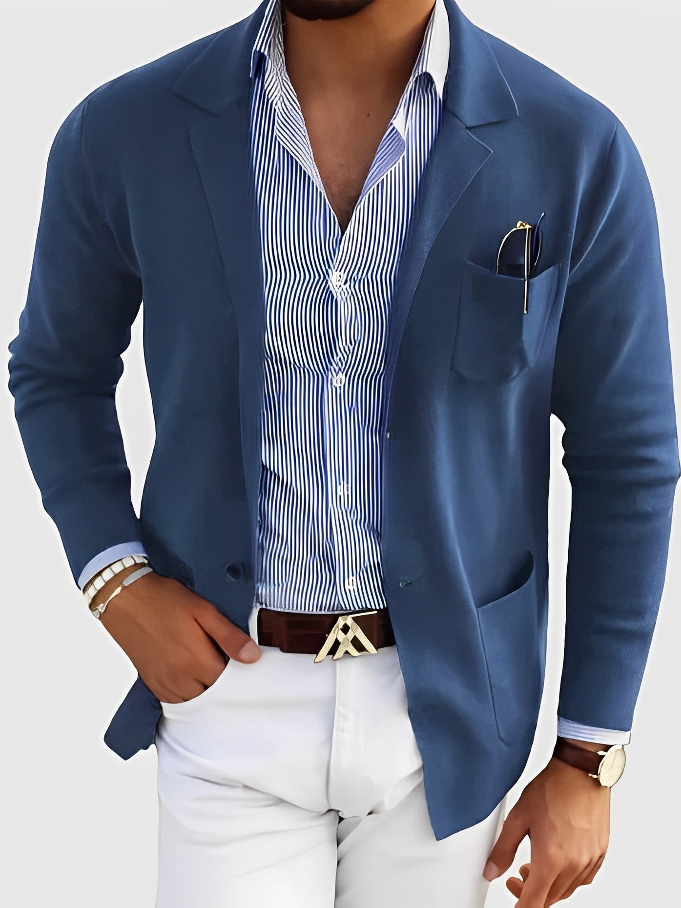 Shopnory | Lässiger Cardigan mit Taschen für Männer