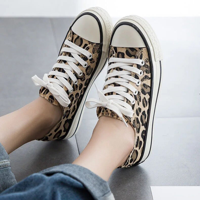 Stylische Leopard Damen Sneaker - Savannah