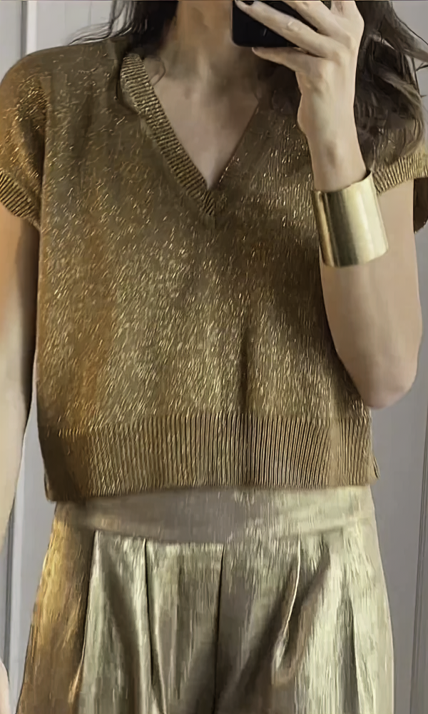 Damen Top- und Hosen-Set mit Bequemem Schnitt & Stylischem Design