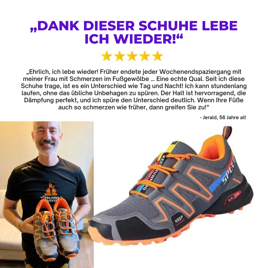 Orthopädische Herren Wanderschuhe
