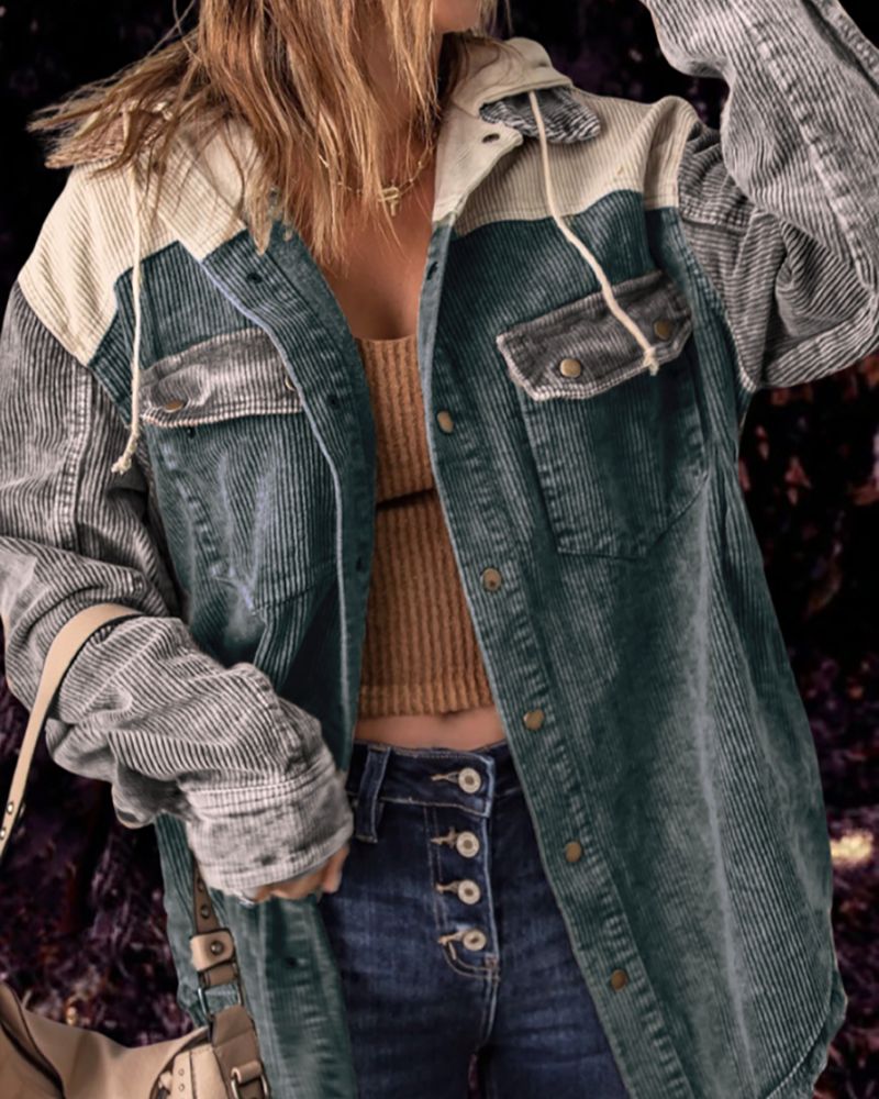 Stylische Cordjacke