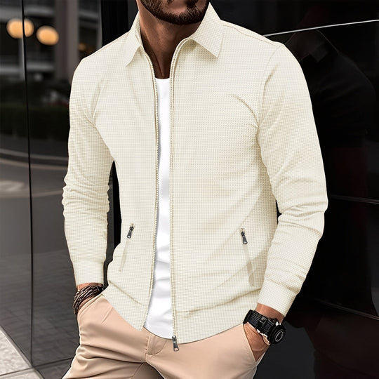 Moderne Jacke mit Reißverschlusstaschen für Herren
