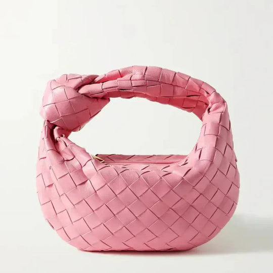 Shopnory | Frauen Handtasche mit Geknotetem Griff Geflochten