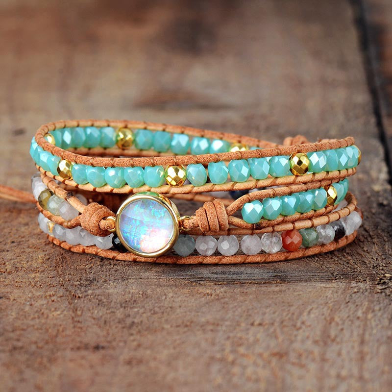 Boho Geflochtenes Perlenarmband | Shop Nory