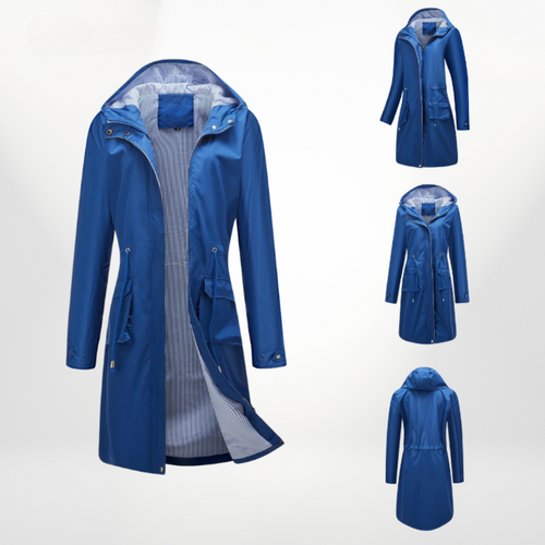 wasserdichter Über-Knie-Trenchcoat