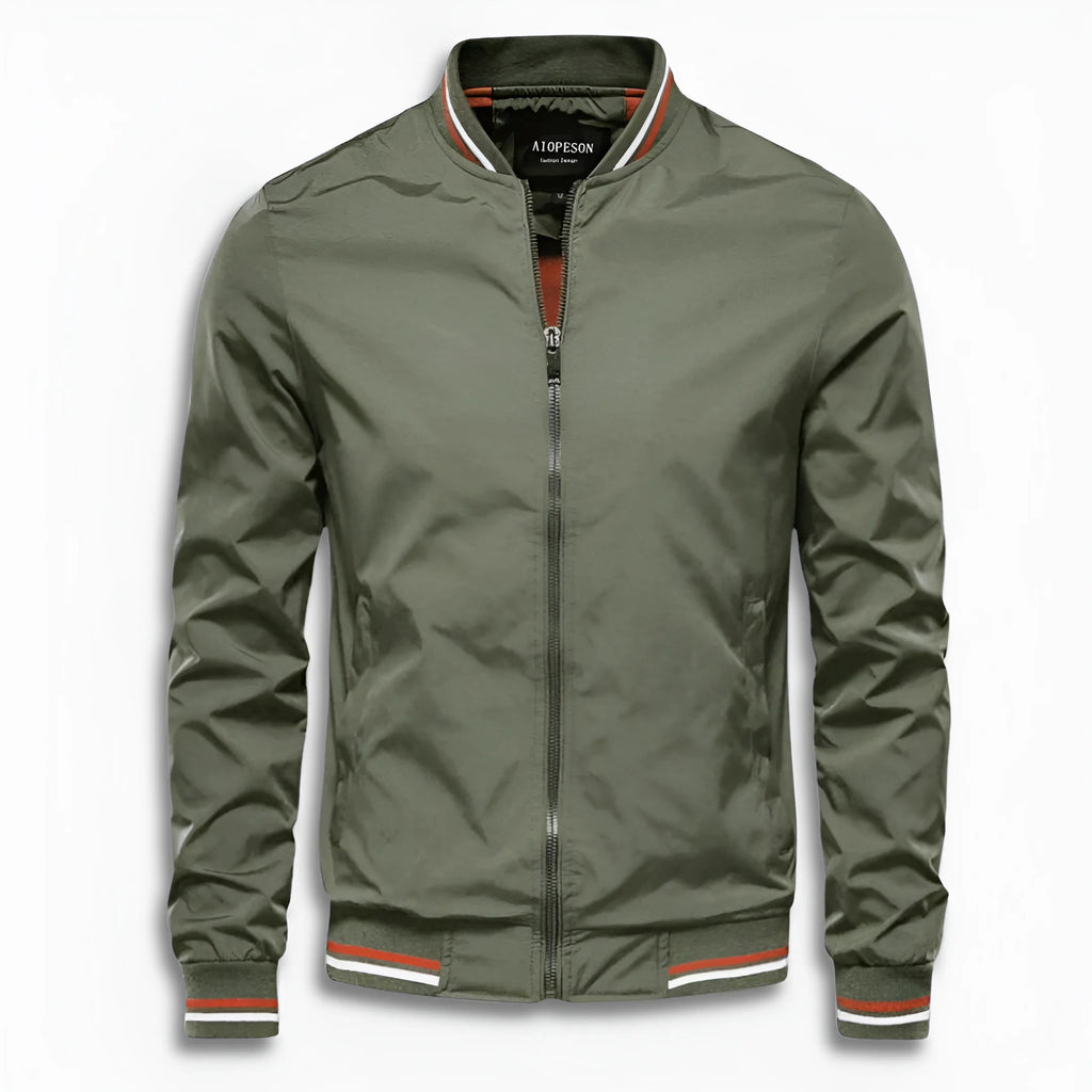Herren Lässige Übergangsjacke mit Wasserabweisender Oberfläche & Stehkragen | ShopNory