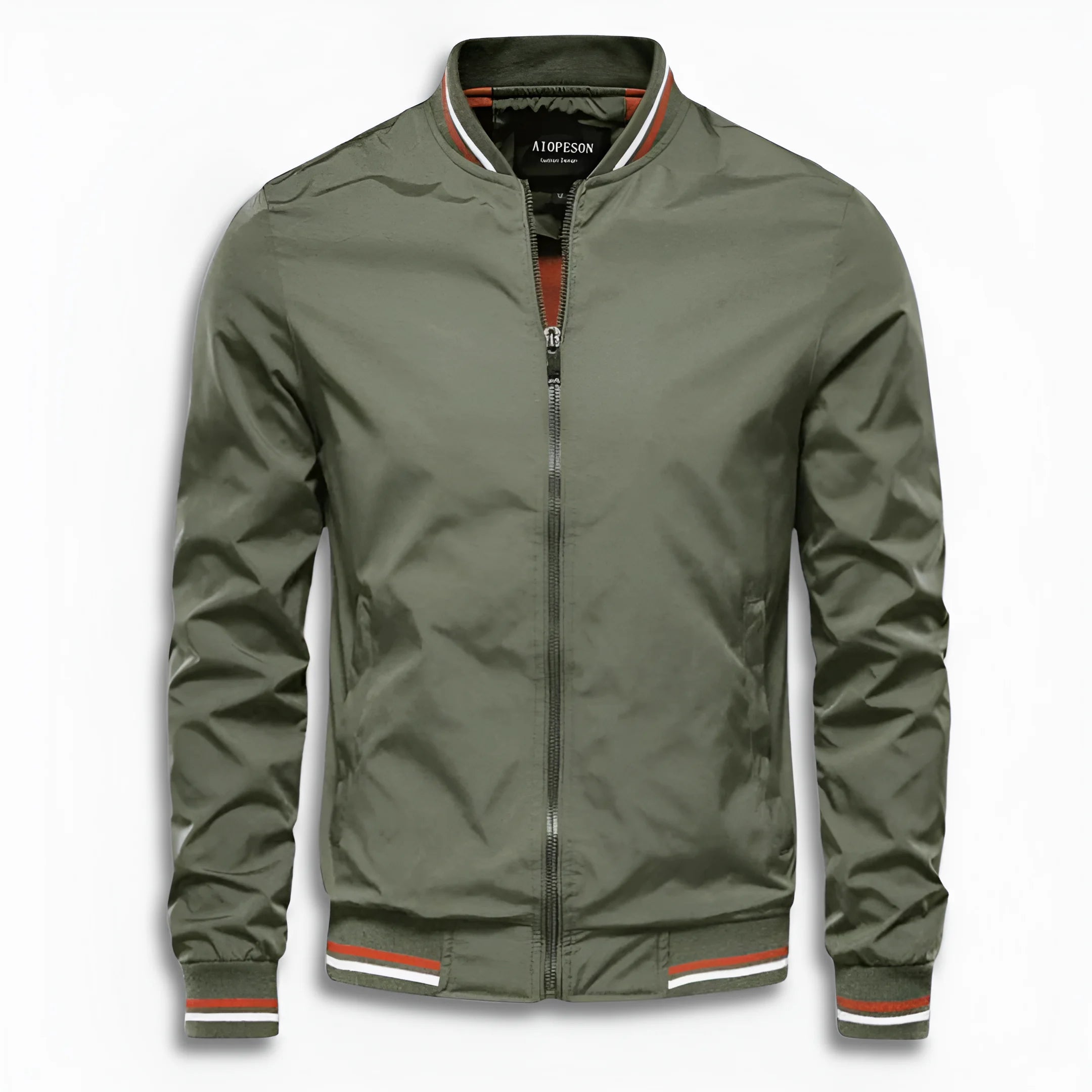 Herren Lässige Übergangsjacke mit Wasserabweisender Oberfläche & Stehkragen | ShopNory