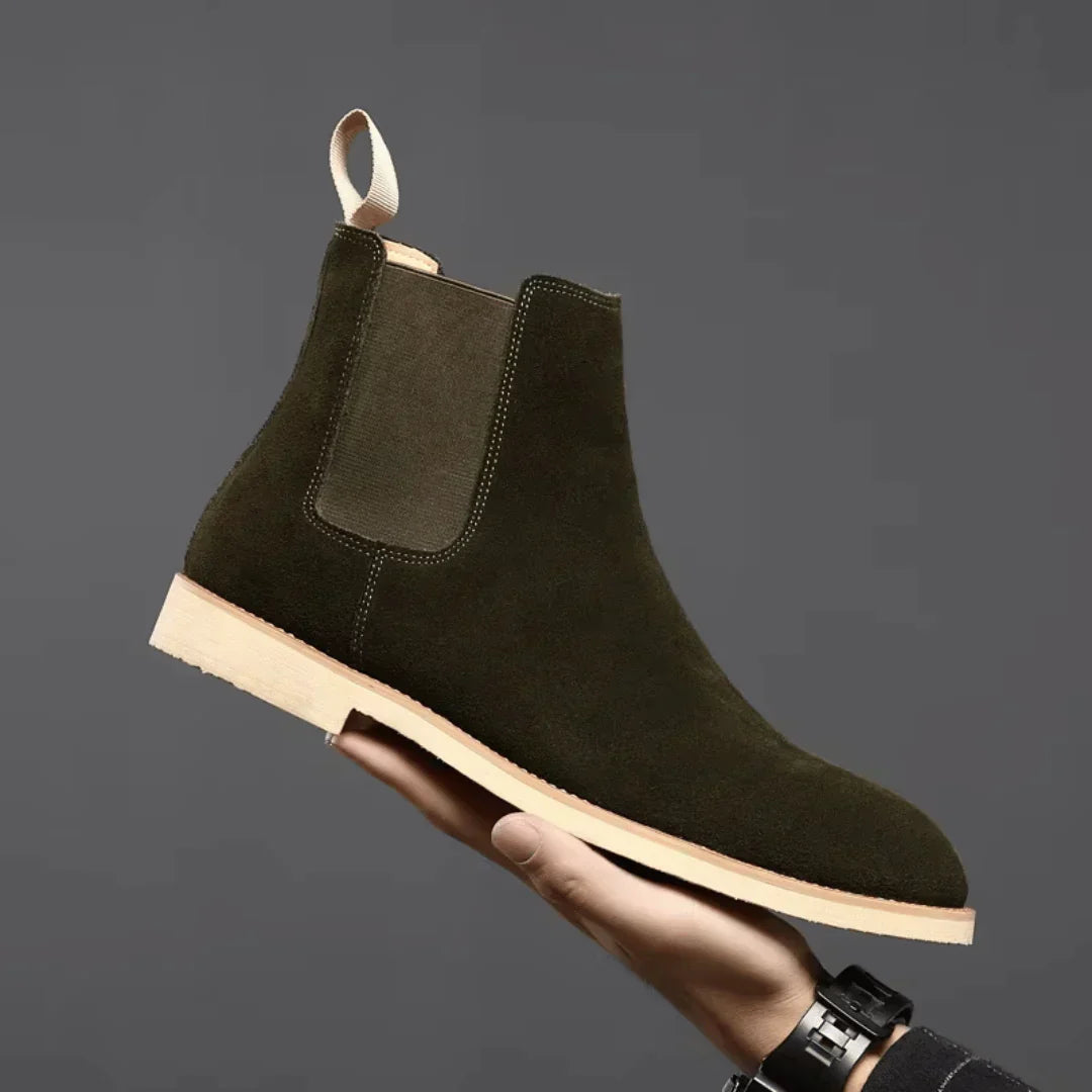 Boots Aus Weichem Wildleder