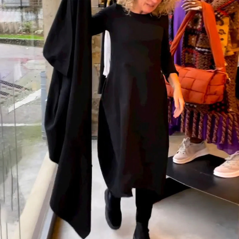 Einfarbiges Kleid