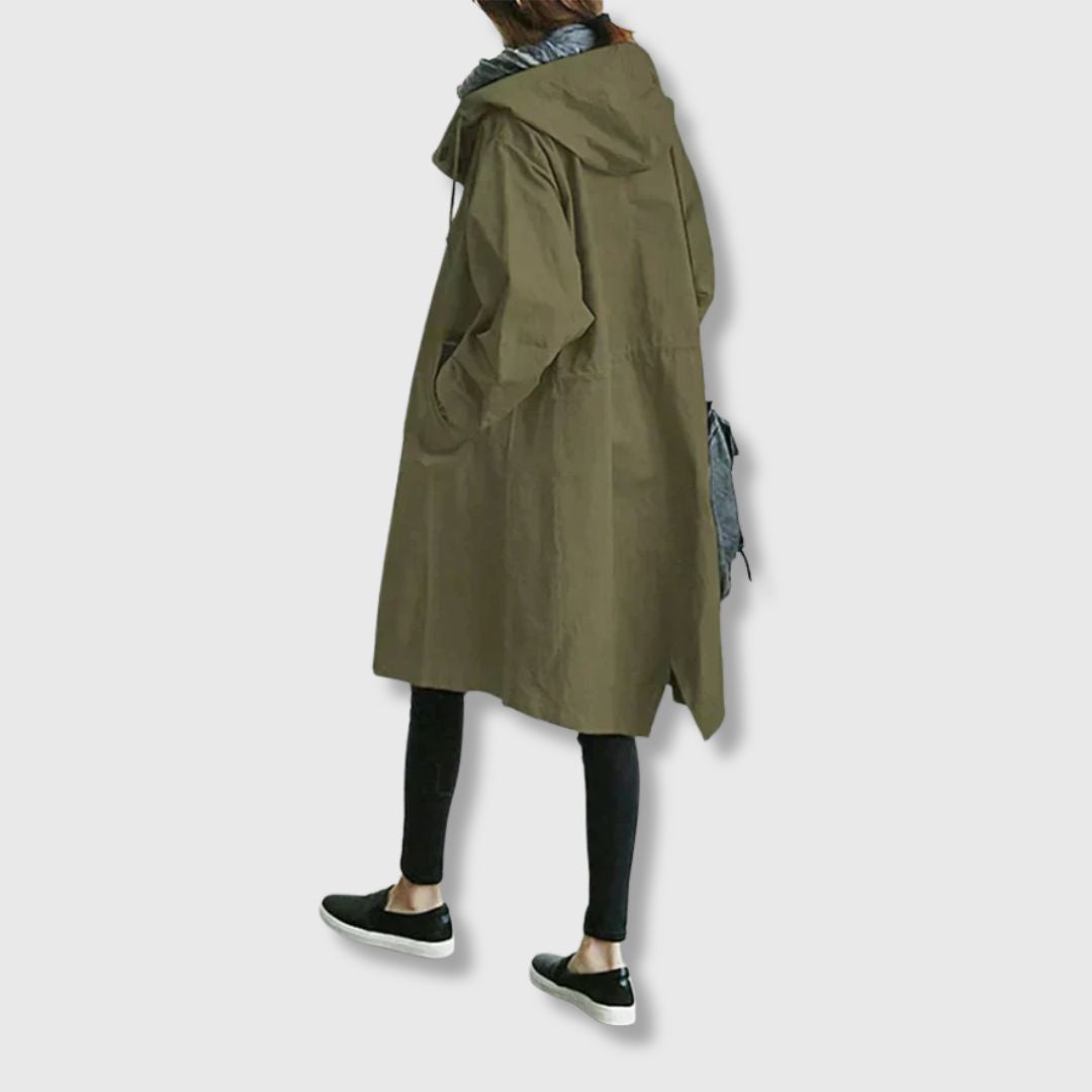 Shopnory | Klassischer Trenchcoat mit Moderner Eleganz