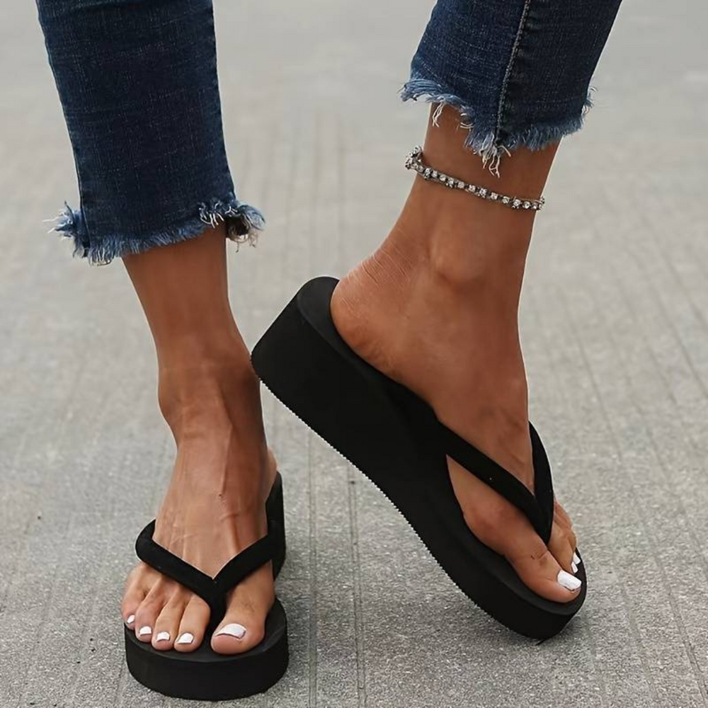 Flip Flop | Bequeme Keilabsatz-Flip-Flops für den Sommer