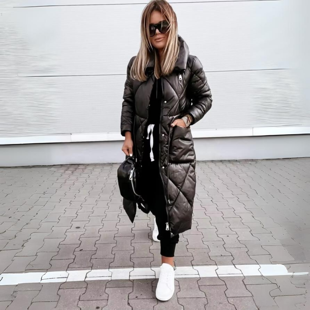 Elegante wattierte Damenjacke