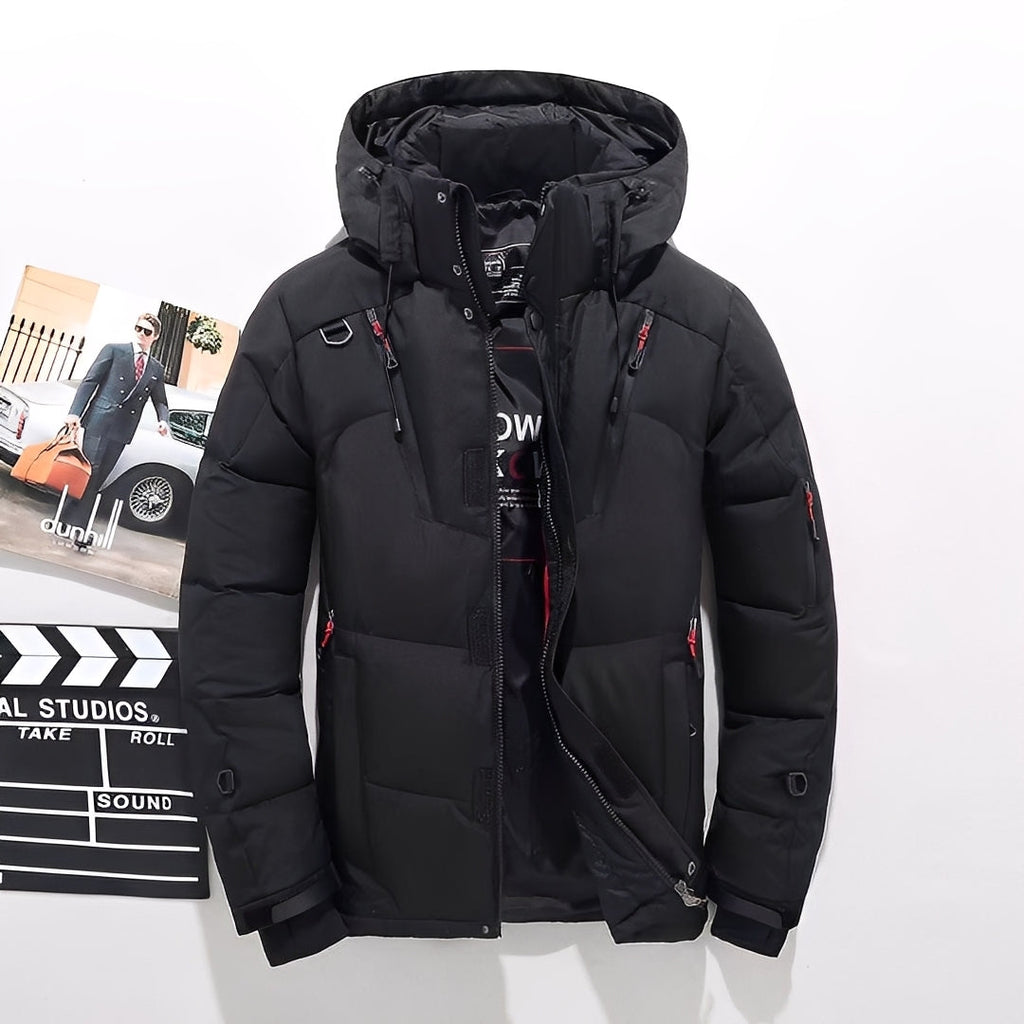 Moderne, Dicke Winterjacke für Männer
