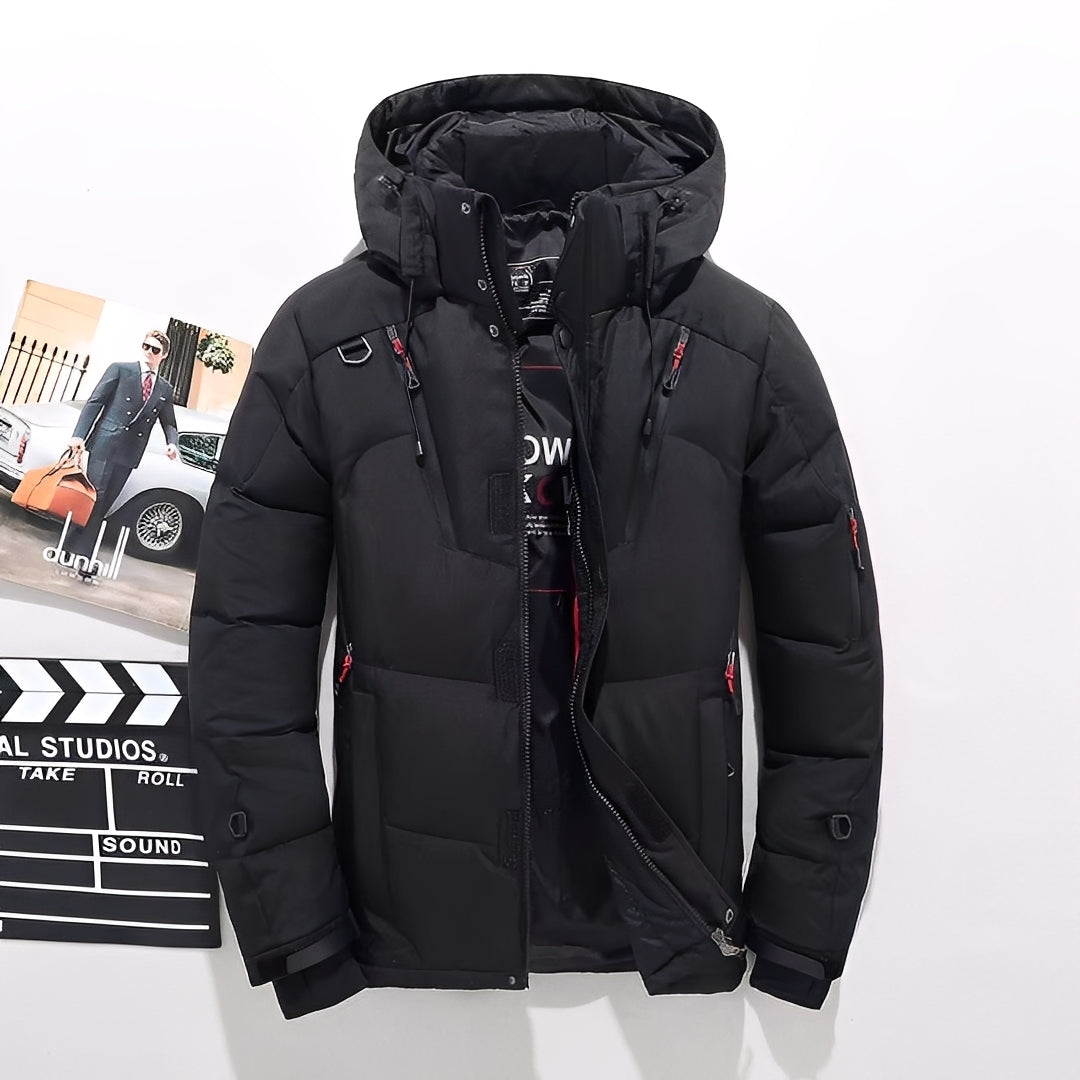 Moderne, Dicke Winterjacke für Männer