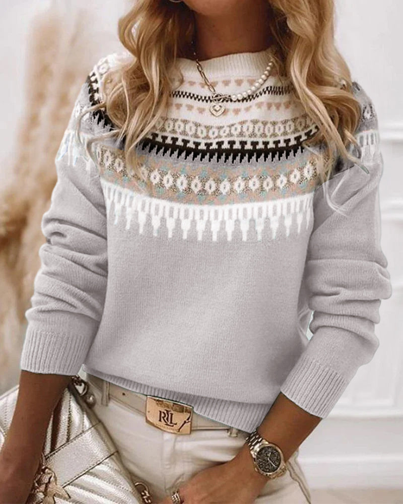 Stilvolle gShopnoryeizte Boho Pullover