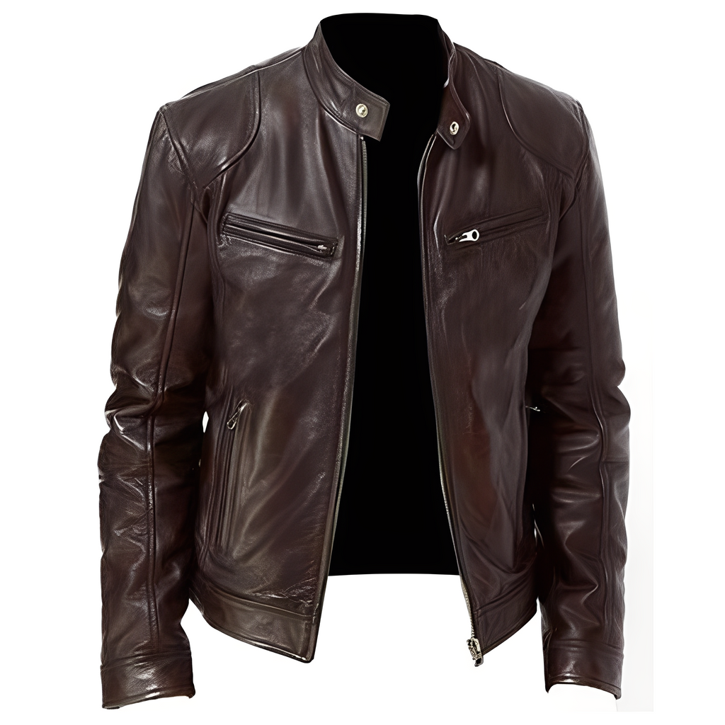 Freizeit PU Lederjacke für Männer