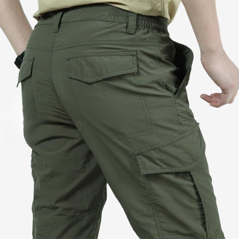 ShopNory | Funktionale und Stilvolle Herren Cargo Hose mit Praktischen Klappen Taschen
