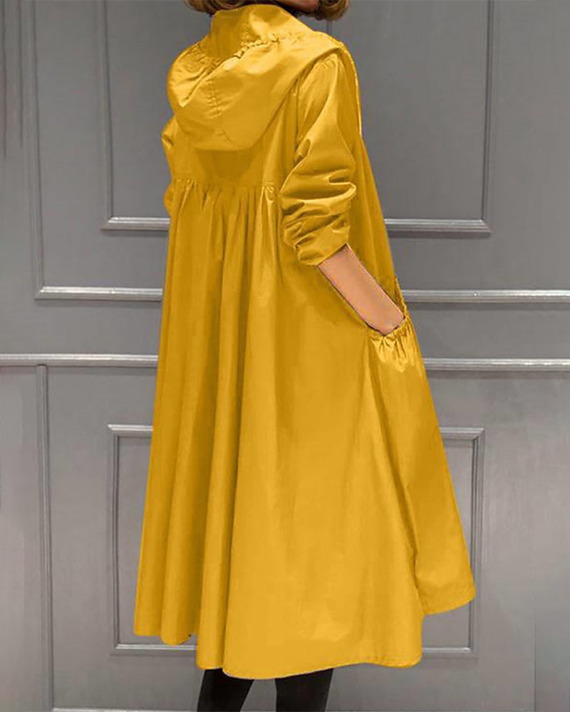 Langer Trenchcoat Mit