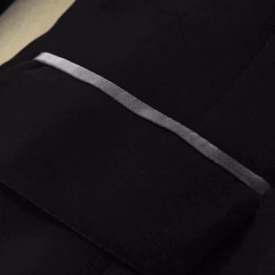 Samt Smokingjacke mit Satinrevers
