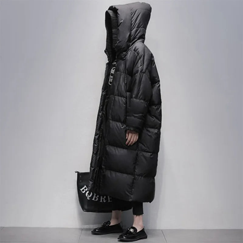 Langfell Winterjacke für Damen