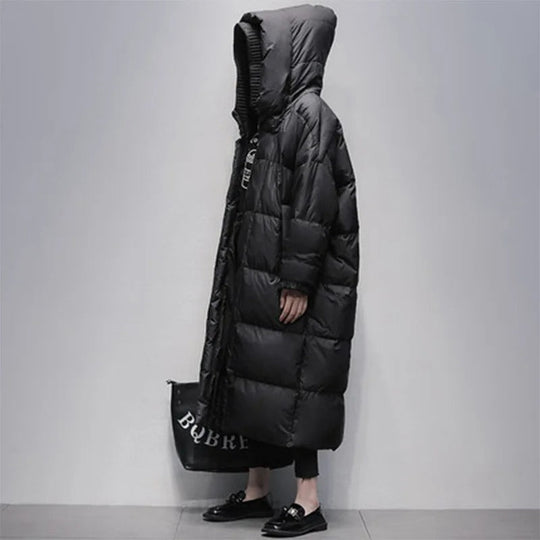 Langfell Winterjacke für Damen