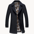 Strapazierfähiger Winddichter Herren-Trenchcoat mit Design