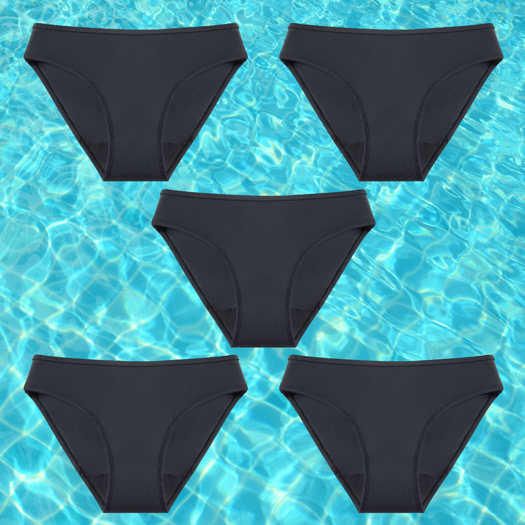 Damen Menstruation Bikinislip Damenunterwäsche Schwimmbekleidung