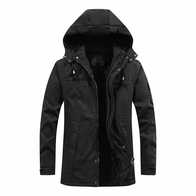 Herren Parka Fleece