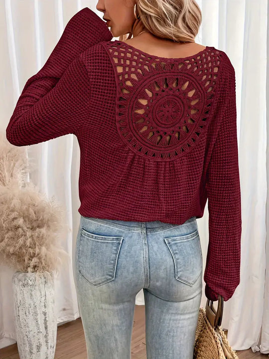 Trendige Damen Sweater Gehäkelte Trendy, Komfortabel