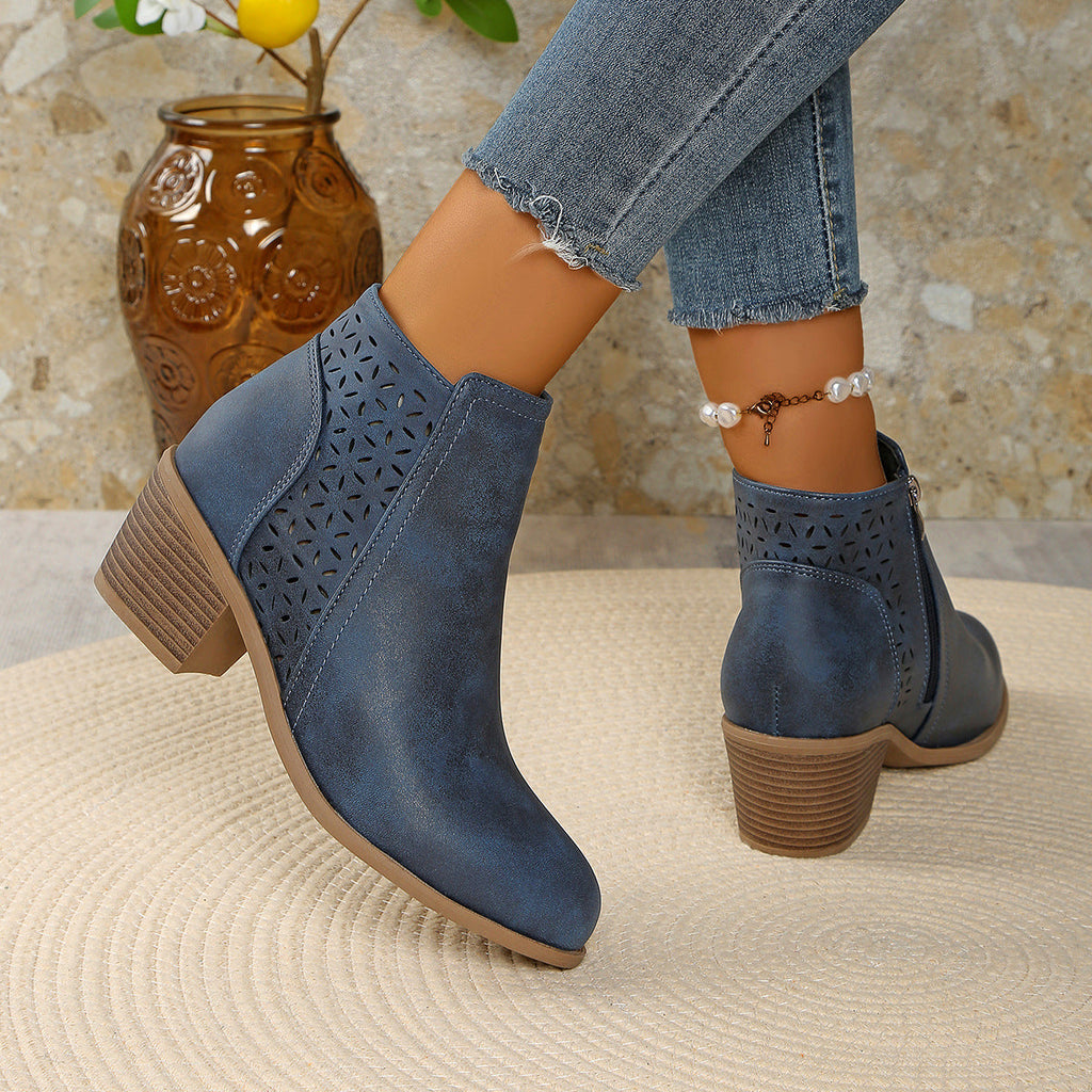 Damen-Stiefeletten aus Leder, orthopädisch & komfortabel