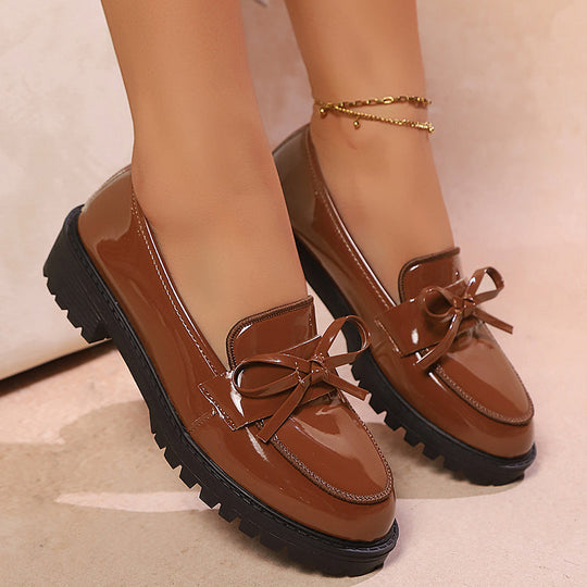 Elegante Orthopädische Loafer Mit Blockabsatz