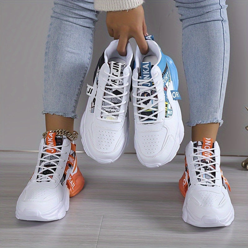 Bequeme, rutschfeste Knöchelsneaker mit Schnürsenkeln