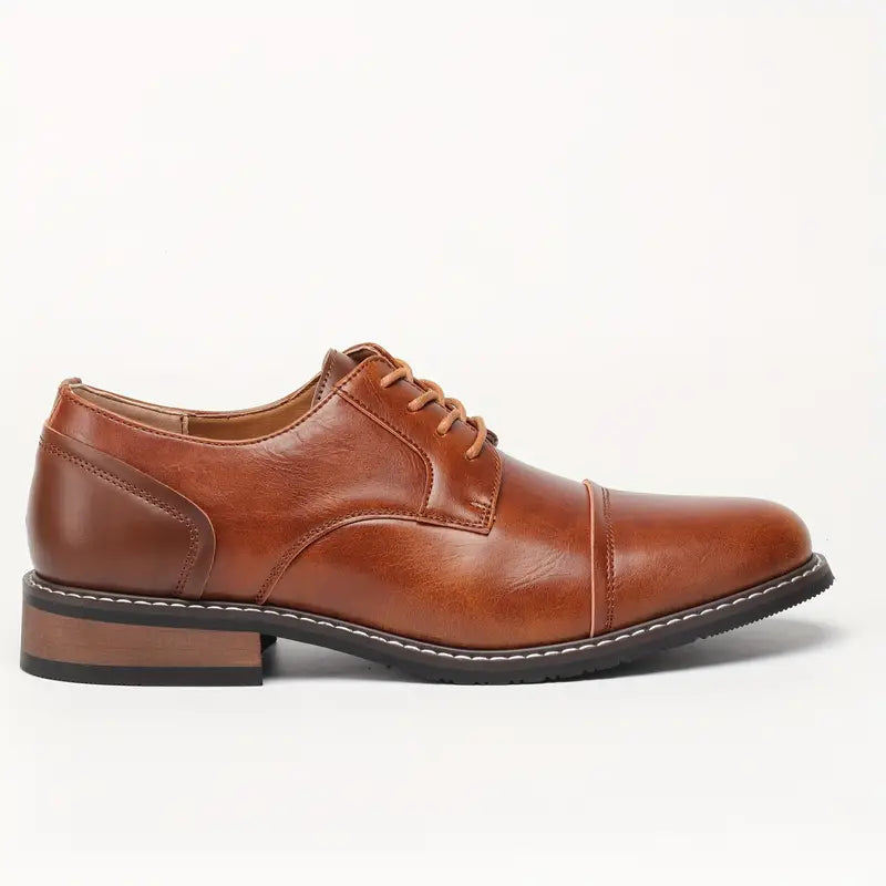 solide vintage-derby-schuhe für herren