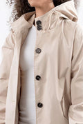 ShopNory Damen Windbreaker Mantel mit Kapuze