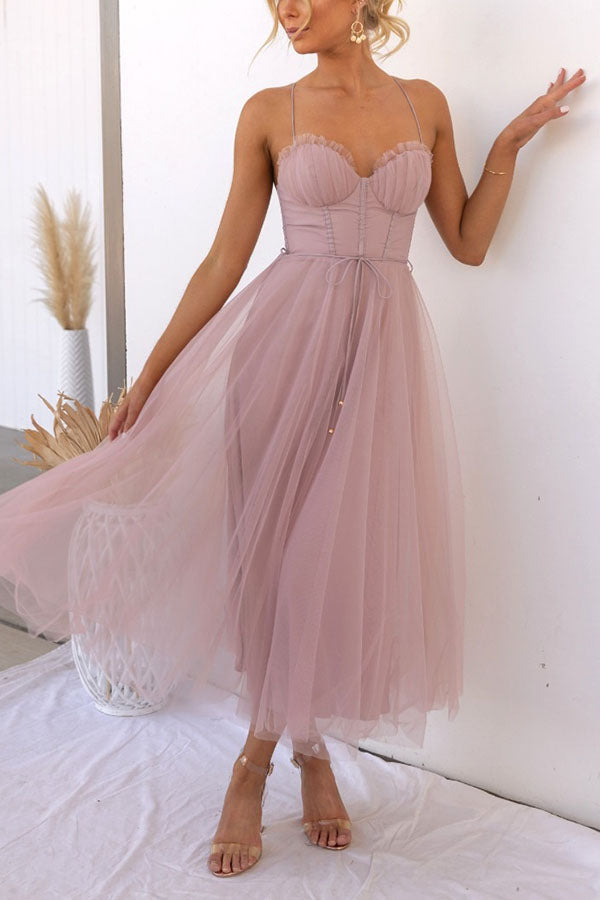 Modernes prinses chiffon Kleid