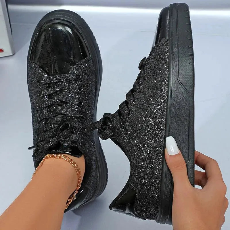 Shopnory | Glittering Sneakers With Sequins