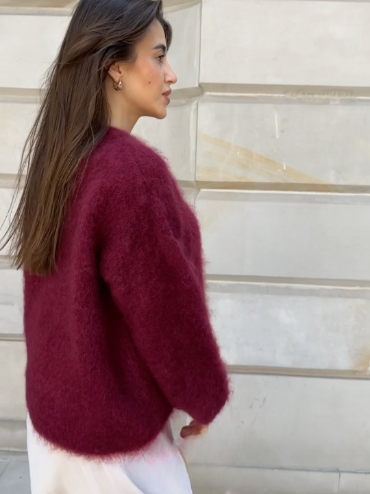 weicher Mohair-Strickpullover