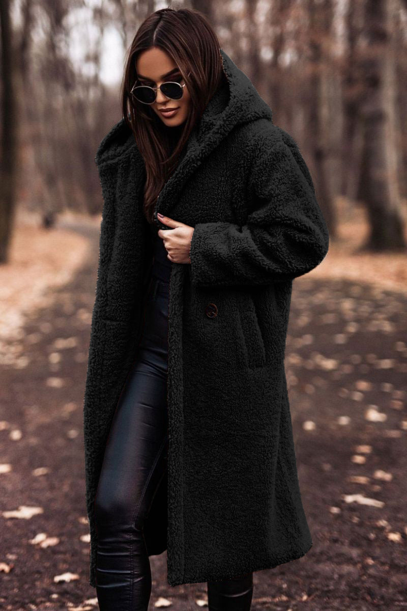 Damen Teddy Fleece Jacke – Winddicht & Warm