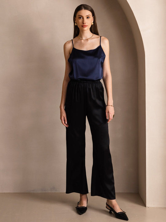 Seide Entspannt Spaghettiträger Camisole Top
